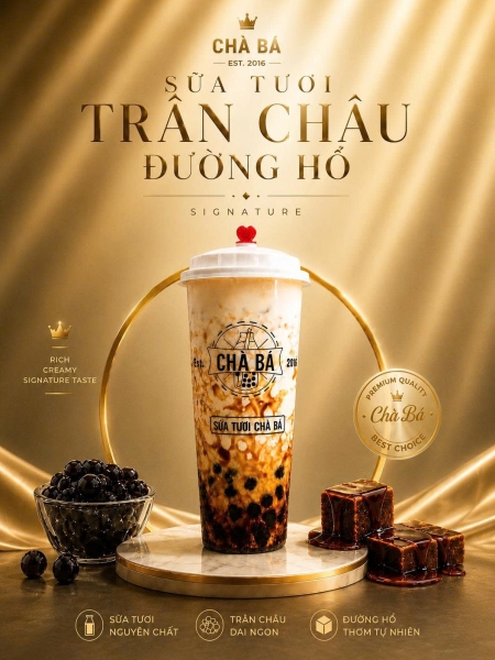 Sữa Tươi Chân Châu Đường Hổ