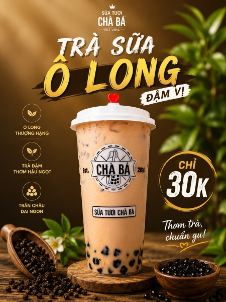 Trà Sữa Ô Long